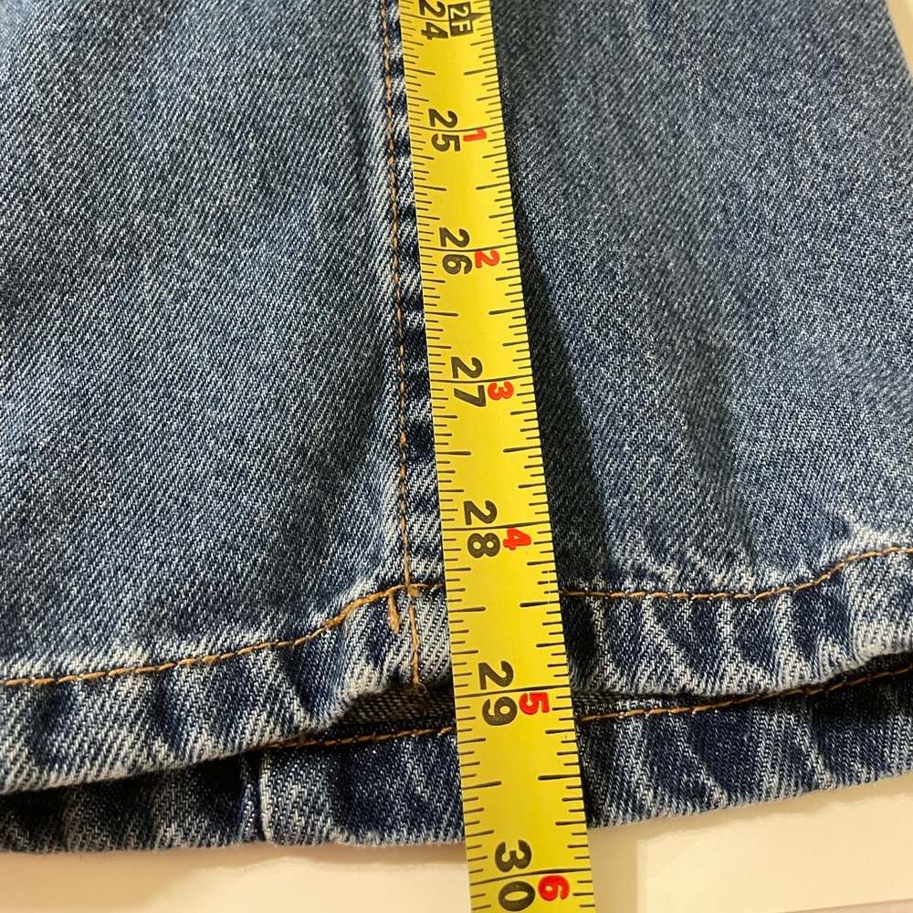 New FREE PEOPLE Ziggy Sapphire Blue Denim Overalls Medium Wash WTF Size Medium - Picture 11 of 12